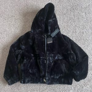 Rachel zoe faux fur jacket